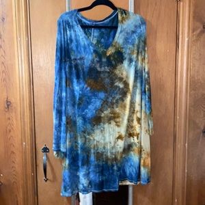 2x tie dye dress